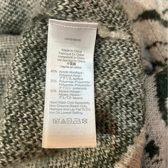 Madewell Thornton Mockneck Pullover Sweater Size Medium - Picture 4 of 7